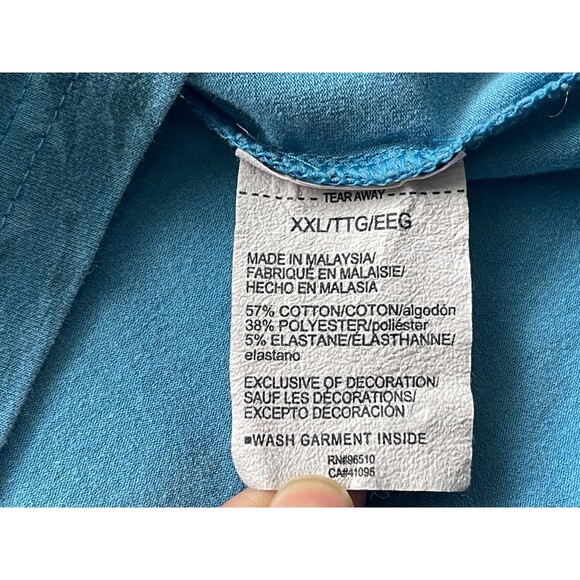 Under Armour Project Rock Freedom T Shirt Mens XXL Blue Sort Sleeve - Picture 4 of 9